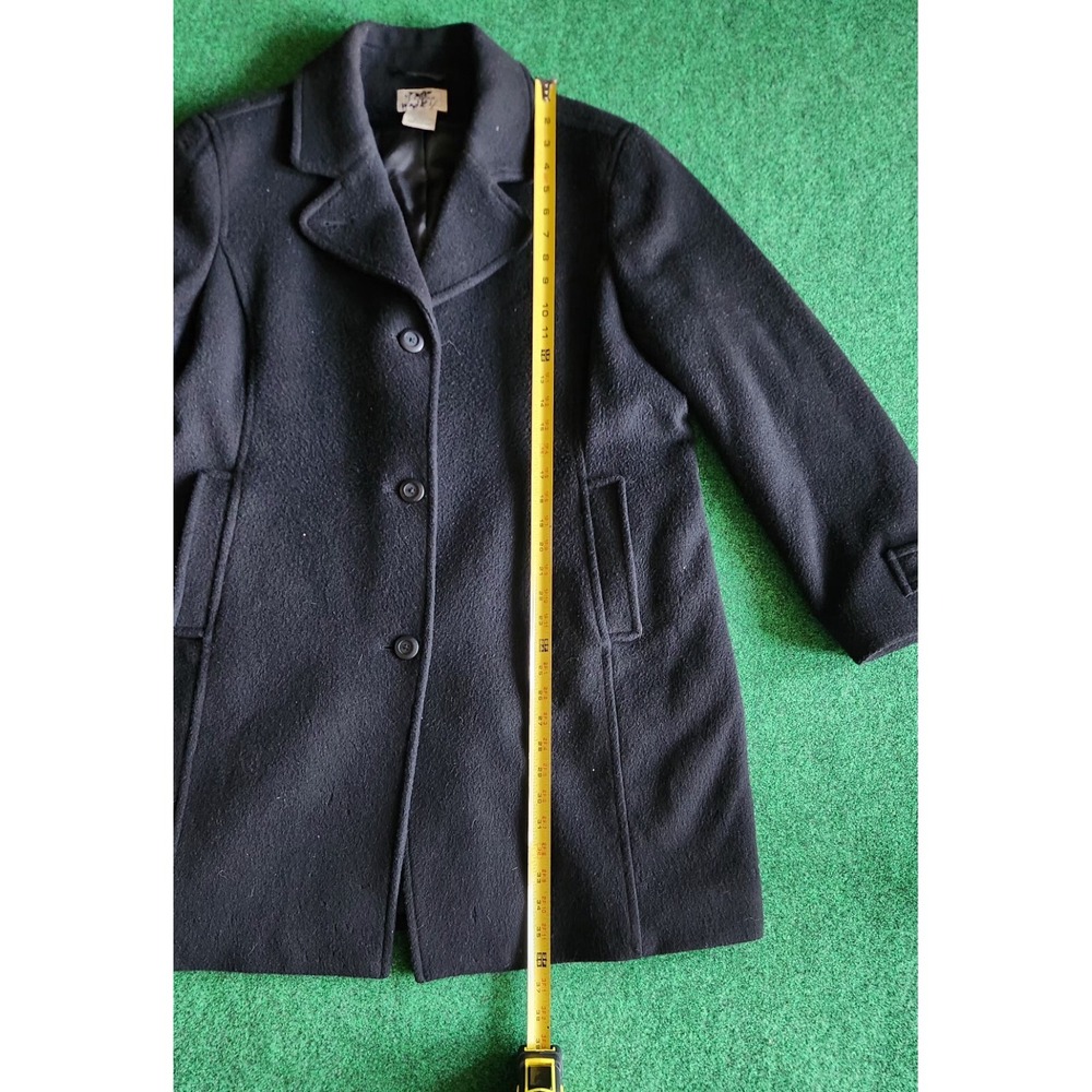 L.L. Bean Classic Lambswool Winter Pea Coat Women Size XL - Picture 8 of 10